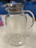 Glasslock耐熱玻璃冷水壺高硼硅家用大容量涼白開水壺泡茶果汁壺1800ml 曬單實(shí)拍圖