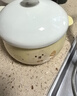 川島屋原創(chuàng  )熊dodo燉盅陶瓷隔水燉帶蓋一人份雙耳燉罐小湯盅蒸蛋碗 熊嘟嘟燉盅300ml(奶白色) 曬單實(shí)拍圖