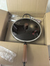 王源吉 熟鐵鍋炒鍋精鑄鐵無涂層不銹不粘炒菜鍋具燃?xì)庠铍姶艩t通用 32cm 曬單實(shí)拍圖