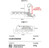 Daisy Leaf 日本旅行折疊衣架5孔晾衣架旅游酒店室內(nèi)曬衣架多功能晾衣掛架 曬單實(shí)拍圖
