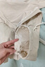 百圖betu女裝2025夏季新款休閑褲假日工裝褲可調節褲腳褲子女2505X02 杏色 M 曬單實(shí)拍圖