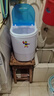 小鴨迷你洗衣機(jī)半自動(dòng)單桶小型迷你洗衣機(jī)4.5/7.2公斤大容量洗棉衣 金鉆電機(jī)+強(qiáng)勁洗滌 升級(jí)版本 曬單實(shí)拍圖