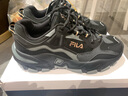 FILA【男女同款】斐樂男女鞋跑步鞋七夕送掠奪者舒適休閑鞋慢跑運(yùn)動(dòng)鞋 黑/中灰-BM【男款】 41 曬單實(shí)拍圖
