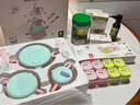 babycare兒童餐具輔食碗注水保溫碗不銹鋼叉勺寶寶吃飯喝水嬰兒周歲禮盒粉 曬單實(shí)拍圖