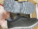 足力健大師老人鞋棉鞋男冬季加絨保暖爸爸媽媽鞋防水防滑中老年輕便健步鞋女 深灰男款8275單里 42 曬單實(shí)拍圖