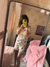 歌百夢(mèng)蠟筆小新睡衣 2025年新款純棉女款夏季短袖三件套可愛(ài)家居服可外 三件套*（短袖短褲加長(zhǎng)褲） L 女(建議100-120斤) 曬單實(shí)拍圖