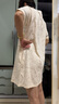 貓人（MiiOW）防螨抗菌純棉女士睡裙睡衣女可愛(ài)小熊套頭家居服七夕禮物送女友 曬單實(shí)拍圖