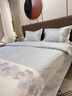 蓮夢(mèng)妮輕奢100S長(cháng)絨棉四件套花卉刺繡被套全棉純棉床單笠裸睡床上用品 阿黛爾-西子蘭 床單款 1.5米(200*230被套) 曬單實(shí)拍圖