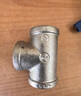 何健弓瑪鋼鍍鋅三通/內絲三通接頭/內螺紋三通/鍍鋅管件國標DN15—DN100國標DN15/4分【2個(gè)】 等徑三通 曬單實(shí)拍圖