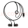 竹林?zhù)B夜鶯Z1入耳睡眠耳塞HiFi有線(xiàn)耳機直播K歌電腦游戲電競無(wú)損音樂(lè )微型超小動(dòng)圈高音質(zhì)安卓適用手機 曜石黑Type-C版 有麥版 曬單實(shí)拍圖