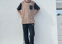 蔻馳（COACH）奧萊男士男裝經(jīng)典標志T恤春夏款短袖 卡其色 經(jīng)典標志 M 曬單實(shí)拍圖