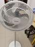 美的（Midea）電風(fēng)扇 家用七葉立式落地扇宿舍臥室輕音節能搖頭桌面小風(fēng)扇大風(fēng)力空氣循環(huán)風(fēng)扇 SAF30AC  曬單實(shí)拍圖