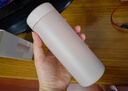米家 保溫杯 316不銹鋼水杯 男女士杯子 大容量茶杯便攜 350ml粉色 曬單實拍圖