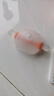 馬博士嬰兒牙膠磨牙膠棒小蘑菇安撫膠硅膠玩具防吃手牙咬膠小月齡 橙色 曬單實(shí)拍圖