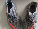 阿迪達斯Yeezy350夏日透氣椰子男女休閑鞋HQ7045 41 曬單實(shí)拍圖