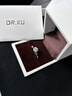 DR.KU經(jīng)典六爪皇冠一克拉培育鉆戒指女求婚結(jié)婚生日520送女友老婆禮物 2克拉培育鉆/D色3EXVS1/IGI證書 17女士圈 曬單實(shí)拍圖
