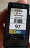 佳能（Canon）CL-97 彩色墨盒(適用E568黑·大印量套裝/E568白/E568/E568R) 曬單實(shí)拍圖
