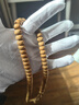 龍隱【黃金陳籽】星月菩提子手串男佛珠女款手鏈108顆送男女友禮物 素珠款【陳年老籽】 8mm*12mm 曬單實(shí)拍圖