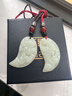 千禧戀人和田玉白玉龍鳳吊墜一對 龍鳳配情侶款太極魚(yú)玉佩男女款玉墜項鏈 龍鳳一對 單個(gè)約25*44mm 曬單實(shí)拍圖