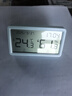 得力（deli）溫度計壁掛電子溫濕度計室內家用數顯高精度精準嬰兒房溫濕度表 藍色【大屏性?xún)r(jià)比款】帶時(shí)間+日歷+體感 曬單實(shí)拍圖