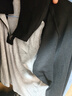 森馬（Semir）短袖T恤女短款字母花邊修身正肩2025夏新款鏤空提花上衣甜美 中花灰00502 M 曬單實(shí)拍圖
