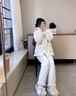 貓人女士睡衣女冬三層夾棉加厚加絨新中式國風(fēng)棉服可外穿棉襖家居服 曬單實(shí)拍圖