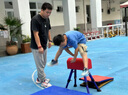 奧匹兒童可調節(jié)跳馬幼兒園鞍馬拆卸大小山羊跳訓練器材彈簧助跳板 幼兒園-跳馬 紅色 AP-1410 曬單實拍圖
