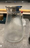 青蘋(píng)果硼硅耐熱玻璃水具套裝冰點(diǎn)錘紋壺*1錘紋杯*6托盤(pán)*1杯架*1 曬單實(shí)拍圖