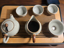 初伍竹制茶盤(pán)茶具套裝家用小型瀝水茶臺汝窯功夫茶壺茶杯輕奢高檔套餐 曬單實(shí)拍圖