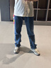 Calvin KleinJeans【復(fù)刻90系列】四季款男士ck經(jīng)典復(fù)古直筒牛仔褲J323082 1AP-牛仔深藍 常規(guī) 31 31 曬單實拍圖