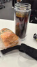 蘇泊爾（SUPOR）雙層玻璃杯辦公泡茶杯男女士茶水分離杯車(chē)載水杯子辦公泡茶杯子 曬單實(shí)拍圖