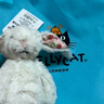 Jellycat花布乳白色邦尼兔包包掛飾白芮掛件玩具娃娃生日新婚禮物 白芮（乳白色） One Size 曬單實(shí)拍圖
