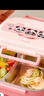 樂扣樂扣兒童飯盒不銹鋼兩分格便當(dāng)盒注水保溫小飯盒幼兒園寶寶家用分餐盒 曬單實(shí)拍圖