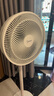 美的（Midea）電風扇 家用七葉立式落地扇宿舍臥室輕音節(jié)能搖頭桌面小風扇大風力空氣循環(huán)風扇 SAF30AC  曬單實拍圖