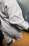 舒貝怡2件裝嬰兒衣服滿月新生兒連體衣周歲寶寶爬服春秋款哈衣藏青90 曬單實(shí)拍圖