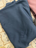 無(wú)印良品（MUJI）Walker 女式 易干 半長(cháng)收腿褲 BIG04A3S 打底褲 藍色 M 曬單實(shí)拍圖
