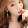 ?，敽魈K銀耳環(huán)女小眾時尚氣質(zhì)耳墜潮流生日禮物送女朋友 蝴蝶流蘇銀耳環(huán) 曬單實拍圖