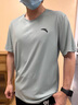 安踏冰絲運動(dòng)套裝男2025夏新款速干透氣短袖t恤短褲休閑健身跑步服飾 1204-3豆灰色【套裝】 2XL/185 適合160-180斤 曬單實(shí)拍圖