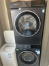 西門(mén)子（SIEMENS）藍寶石洗烘套裝 10公斤全自動(dòng)家用滾筒洗衣機 智能除漬 羊毛綠標 10公斤熱泵烘干機 蠶絲被柔護 WG52E1U10W+WQ53E2D11W 曬單實(shí)拍圖
