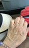 中國黃金（CHINA GOLD）足金素圈戒指男女情侶一對黃金指環(huán)對戒教師節生日禮物送女友老婆 【今/次日達】光圈戒指【女款】約2g 曬單實(shí)拍圖