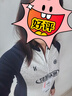 唐獅（TonLion）2025女立領(lǐng)拉鏈袖子拼接長(cháng)袖T恤 藏青 M  曬單實(shí)拍圖
