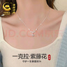 央創(chuàng)時(shí)尚中國黃金銀項(xiàng)鏈女生2025新款輕奢小眾生日禮物送女友女朋友S925 曬單實(shí)拍圖