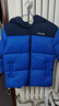 特步（XTEP）童裝兒童絨鎧甲羽絨服高蓬保暖蓬松柔軟外套 皇家藍 150 曬單實(shí)拍圖
