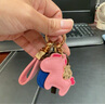 OXO馬上有錢(qián)鑰匙扣掛件男女創(chuàng  )意個(gè)性情侶汽車(chē)鑰匙鏈精致簡(jiǎn)約包包掛飾 【粉色】馬上有錢(qián)+鑰匙扣 曬單實(shí)拍圖