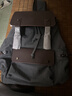 CalaceKonla雙肩包男旅行背包帆布復古大學(xué)生書(shū)包大容量電腦包商務(wù)休閑潮CK09 灰色 曬單實(shí)拍圖