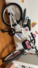 迪卡儂（DECATHLON）混合路面自行車(chē)RIVERSIDE單速鋼制車(chē)架青少年兒童帶腳撐車(chē)鈴 帶腳撐(單速) 20寸 白色 曬單實(shí)拍圖