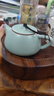 祥業(yè)song杯子汝窯泡茶壺陶瓷大號功夫茶具西施壺汝瓷單壺提梁壺泡茶器 大石瓢壺 260ml 曬單實拍圖
