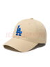美職棒（MLB）男女復(fù)古可調(diào)節(jié)軟頂運(yùn)動(dòng)棒球帽休閑遮陽鴨舌帽情侶CP77/CP66 卡其LA藍(lán)標(biāo)【CP66-07BGS】 均碼 曬單實(shí)拍圖
