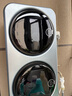 KANGYAN雙倉內(nèi)衣褲洗衣機(jī)迷你小型嬰兒全自動家用內(nèi)褲清洗機(jī)烘脫一體雙艙分桶滾筒式洗滌懶人洗衣機(jī) 【星空灰】雙桶太空艙【壁掛款】不銹鋼滾筒丨洗烘一體 曬單實(shí)拍圖