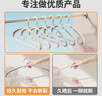 茶花（CHAHUA）塑料加寬衣架防滑護肩家用塑料衣架家用護肩上衣晾衣支撐 12支灰色 曬單實(shí)拍圖
